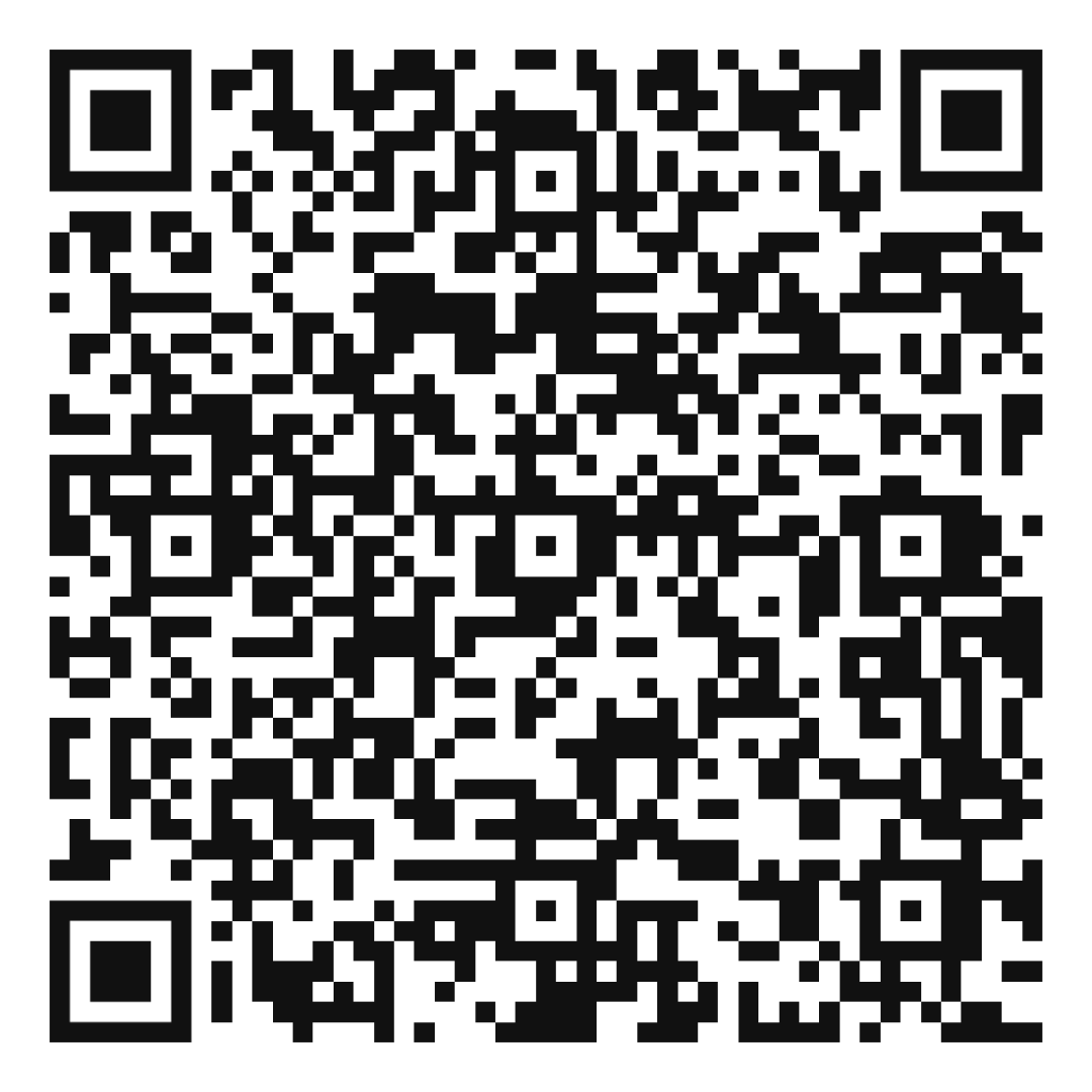 QR code for London / Amsterdam trip